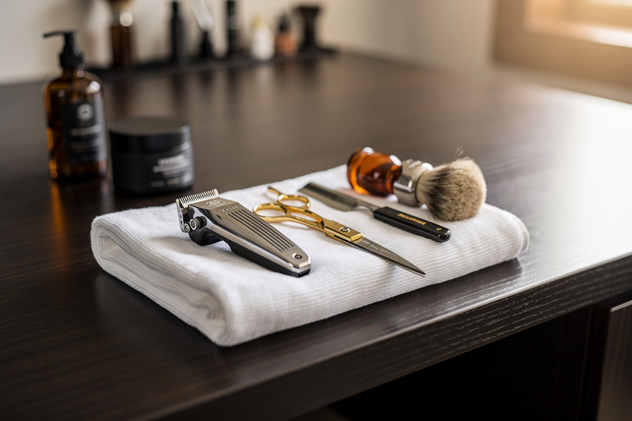 The Fade Room JA premium barbershop and male spa interior - expert grooming services in Montego Bay